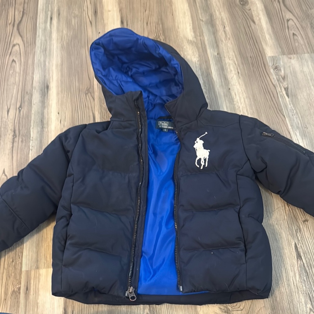 Polo Ralph Lauren Navy Puffer Jacket